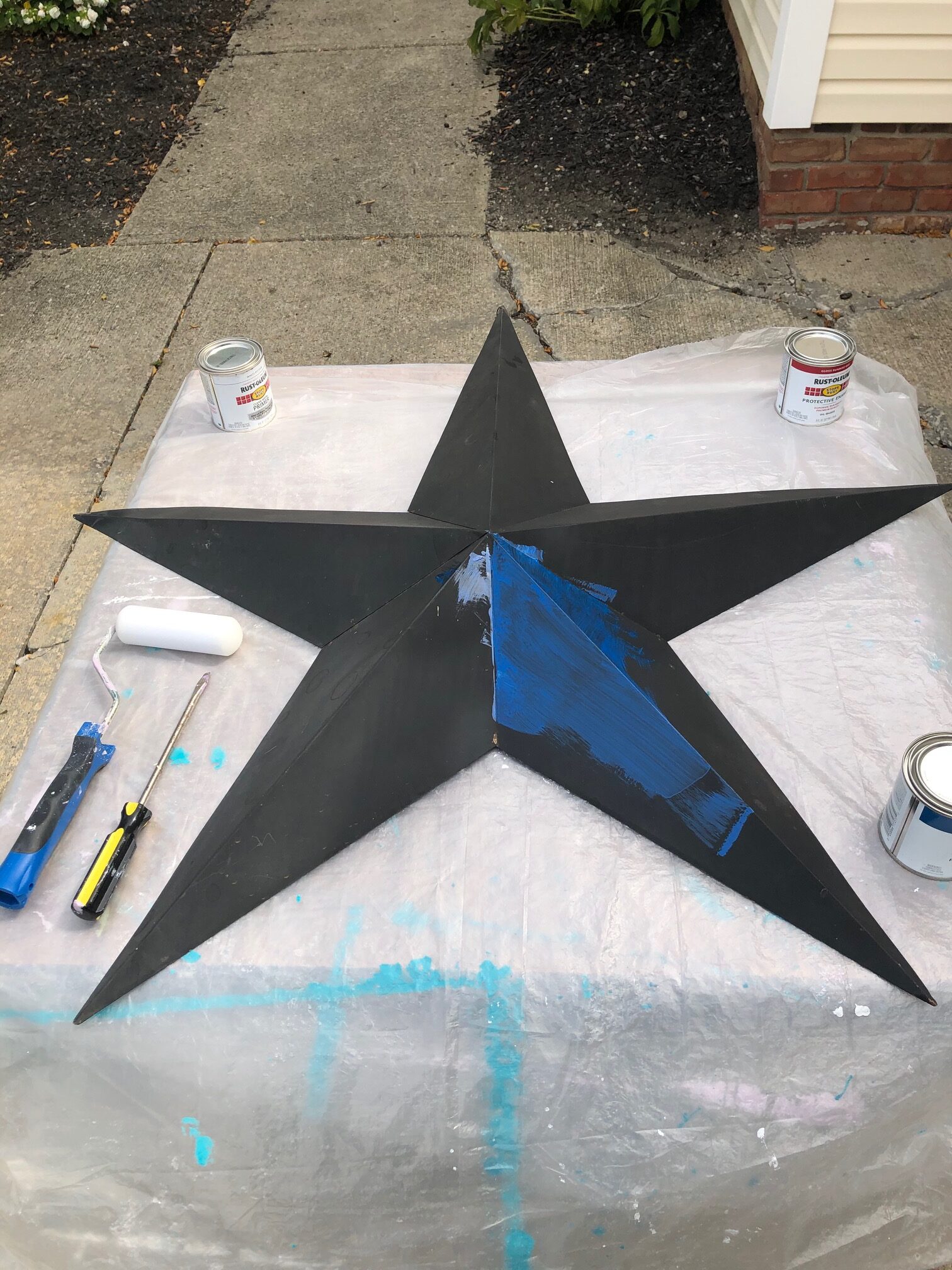 Tribute to Old Glory: Transforming the traditional barn star